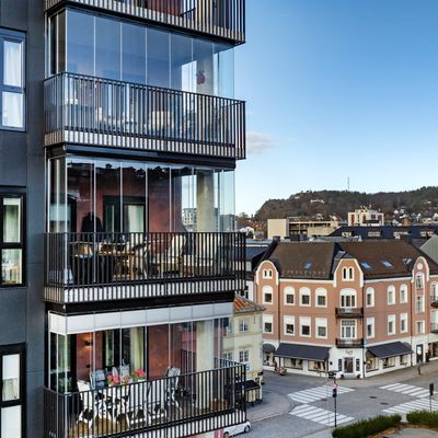 Innglasset balkong - arkitektur