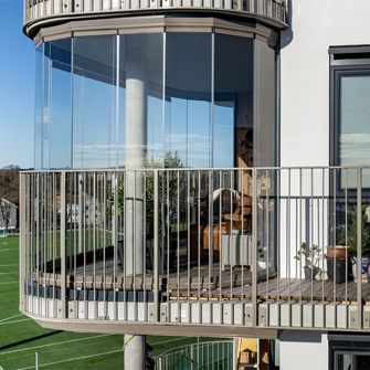 Solcellepanel på hus